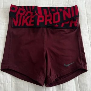 NikePro crossover compression shorts